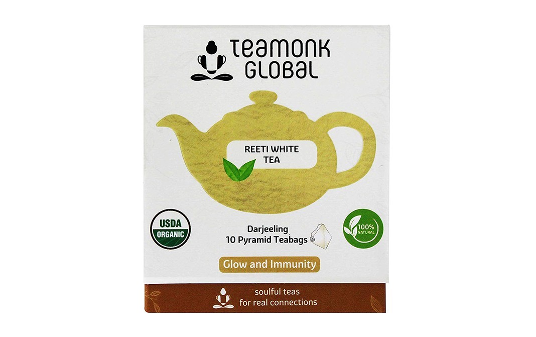 Teamonk Global Reeti White Tea    Pack  20 grams